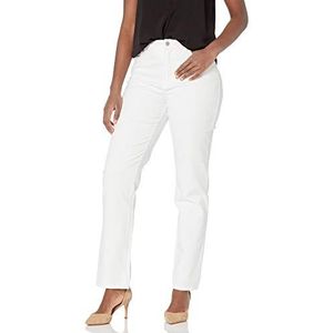 Gloria Vanderbilt Amanda Taper Jeans voor dames, vintage wit, 18