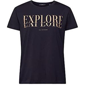 ESPRIT Collection Dames 082EO1K322 T-shirt, 400/NAVY, S