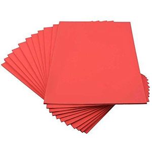 House of Card & Paper 220 GSM A4-kaart - rood (Pack van 25 vellen), HCP215