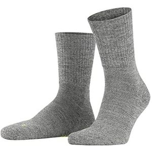 FALKE Uniseks-volwassene Sokken Walkie Light U SO Wol Functioneel Material Eenkleurig 1 Paar, Grijs (Graphite Melange 3060), 44-45