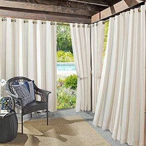 Sun Zero UV-beschermend gordijnpaneel, polyester, kaki, 54 inch x 84 inch