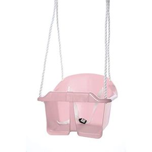 Hörby Bruk 4019 babyschommel (schommel/kinderschommel/kunststof schommel) lichtroze, kunststof, max. 20kg, roze