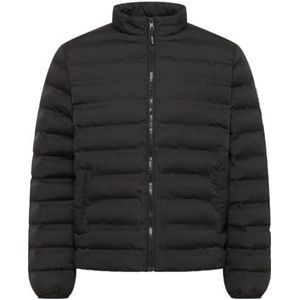 MUSTANG - Creston - Gewatteerde Jas - Zwart - Normale Pasvorm