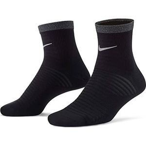 Nike DA3588-010 Spark Lightweight Socks Unisex zwart/zilver reflecterend 6-7.5, zwart/zilver reflecteren