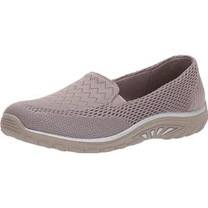 Skechers Women's Reggae Fest - Willows Shoe, Dark Taupe, 5.5 Regular US