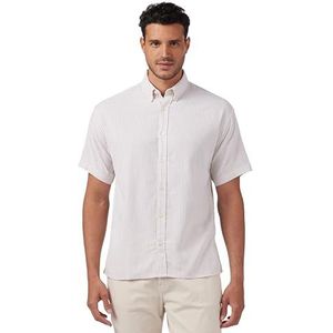 JACK & JONES Heren Jcoclassic Oxford Shirt Ss Relaxed Sn Shirt, Cobblestone/Detail: strepen, M