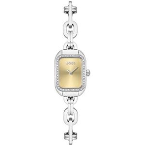 BOSS Vrouwen analoog quartz horloge met roestvrij stalen band 1502656, Licht Goud