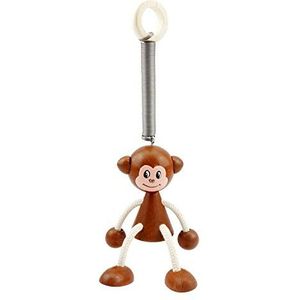Hess-Spielzeug Houten speelgoed 14726 - schommelfiguur van hout met metalen veer, serie aap, voor kinderen vanaf 3 jaar, handgemaakt, cadeau voor verjaardag, Kerstmis of Pasen