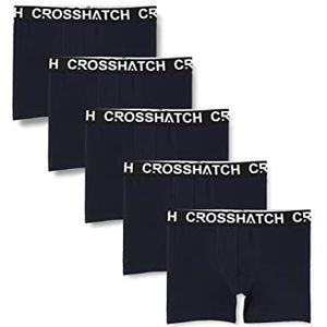 Crosshatch Astral Boxershorts voor heren, marineblauw, L