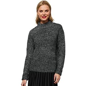 Street One Dames A302191 gebreide trui grof gebreid, zwart, 36, zwart, 36