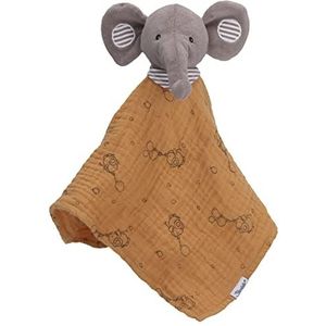 Sterntaler Baby Unisex knuffeldoek knuffeldoek olifant Eddy - knuffeldoek baby, knuffeldoek, knuffeldoek - lichtbruin