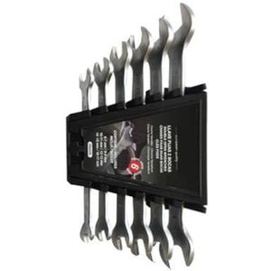 6-delige moersleutelset, 6 tot 17 mm, gereedschap voor mechanica en verschillende reparaties