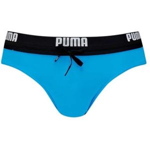 PUMA Swim Men Logo Swim Brief 1P, Speed Blue, S