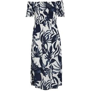 Vilisa Off Shoulder Midi Smock Dress/Dfs, navy blazer, 44