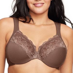 Glamorise Plunge beha dames, Mokka, 80G
