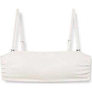 CALVIN KLEIN Dames BANDEAU-RP Bandeau, Beige (Krijt), XL, Beige (Krijt), XL