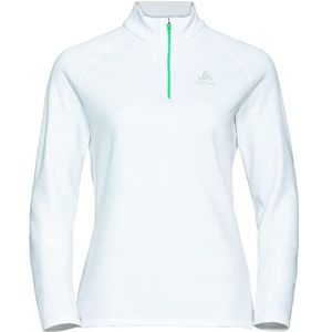Odlo Dames Midlayer 1/2 zip BESSO sweatshirt, wit, XL