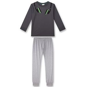 s.Oliver jongens pyjama lang, Grijs (steel grey), 128 cm