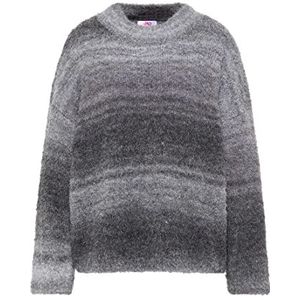 myMo Gebreide trui voor dames 12419592, zwart grijs, XS/S