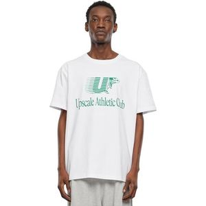 Mister Tee Upscale - Athletic Club Heavy Oversize Heren T-shirt - Wit