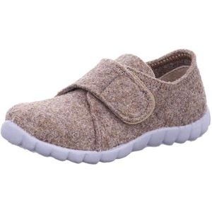 Superfit Happy pantoffels voor jongens, beige 4000, 19 EU