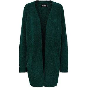 Bestseller A/S Dames Pcellen Ls Long Knit Cardigan Noos Bc Vest, Trekking green, M