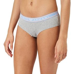 Emporio Armani Underwear Icon Logo band Boy Short Hipster Panties, Light Grey Melange, XL, lichtgrijs gem., XL