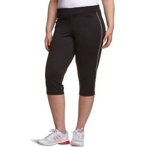 ESPRIT SPORTS Capribroek voor dames, E64610, plus size/oversized, zwart (black 001), 44 NL