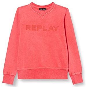 Replay jongens sweatshirt, 555 Poppy Red, 6 Jaar