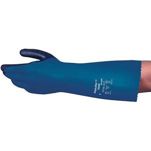 Ansell AlphaTec 04-005 Veiligheidswerkhandschoenen, Mechanische Bescherming, Maat 9 (L), Blauw (12 Paar)