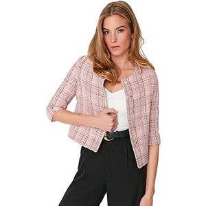 TRENDYOL Jacket - Pink - Regular, Rosa, 36