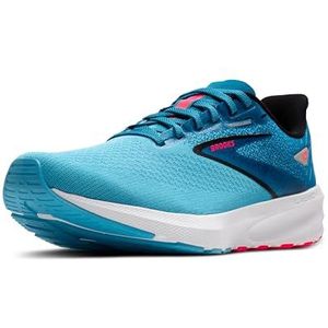 Brooks Dames Launch 10 Sneaker, 6.5 UK, Crystal Seas Blauw Jay Zwart, 40 EU