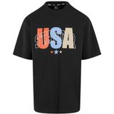 Starter - Black Label - Oversized T-shirt - Zwart - Korte Mouwen