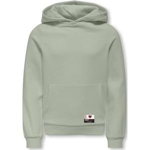 Only & Kids Kognoomi-Vinta Label Ls Hood Cs SWT Noos, desert sage, 134-140