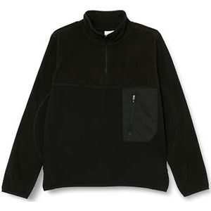s.Oliver Jongens sweatshirt in Fabric Mix, zwart, 164 cm