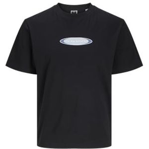 Jack & Jones Jcopacer Branding Print Tee Ss Crew Neck, zwart, M