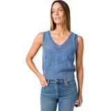 Wrangler - Cyaneus - T-shirt - Blauw - 100% Katoen