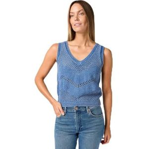 Wrangler - Cyaneus - T-shirt - Blauw - 100% Katoen