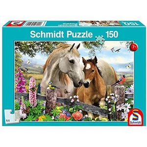 Stute und Fohlen. Kinderpuzzle 150 Teile
