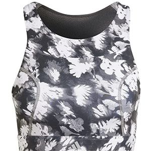 adidas Dames Running Lichte ondersteuning Sportbeha, Black/White, M