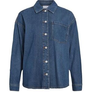 VILA - VIKiki - Blouse - Blauw - Denim