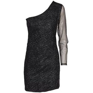 SOHUMAN Starry Bon Dress, zwart met glitter, one size