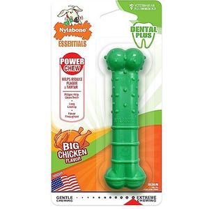 Nylabone Power Chew Textured Dental Chew Toy Chicken Medium - voor honden tot 16kg