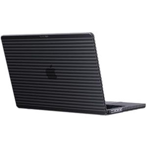 Tech21 Evo Wave hoes voor MacBook Pro 14 inch (2021 & 2023) - Beschermende Hard Shaell Cover - Houtskool