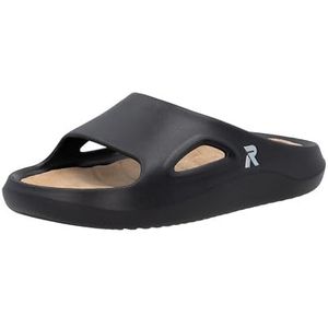 Rieker W3350 Slide voor dames, zwart, 36 EU