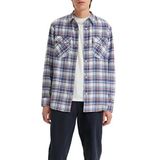 Levi's Heren Relaxed Fit Western overhemd, Multicolor, XS