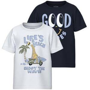 NAME IT T-shirt voor jongens, blauw, 104 cm