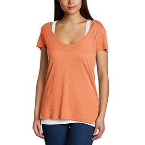 WRANGLER Essential T-shirt met korte mouwen voor dames - oranje - S