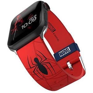 MARVEL - Spider-Man Insignia Smartwatch Strap - Officieel gelicentieerd, compatibel met elke maat en serie Apple Watch (horloge niet inbegrepen)
