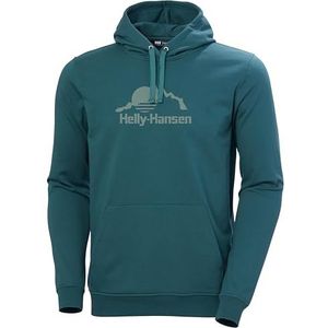 Helly-Hansen Nord Graphic Pull Over Hoodie voor heren, 453 Donkere kreek, S
